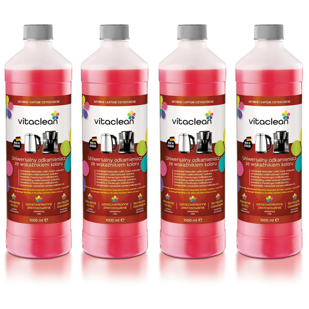 VITACLEAN Uniwersalny koncentrat do odkamieniania ZESTAW 4x 1000ml
