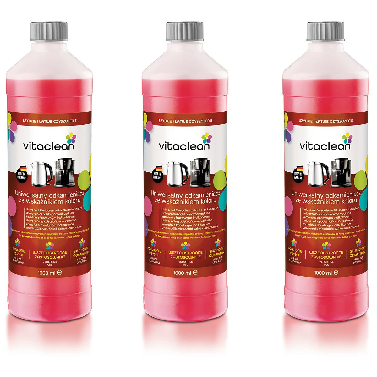 VITACLEAN Uniwersalny koncentrat do odkamieniania ZESTAW 3x 1000ml