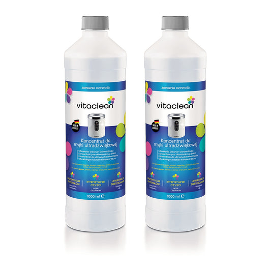 Vitaclean Koncentrat do Myjek Ultradźwiękowych 2×1000 ml — 2 butelki