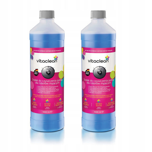 Vitaclean Koncentrat do Robotów Mopujących zestaw 2×1000 ml — 2 butelki