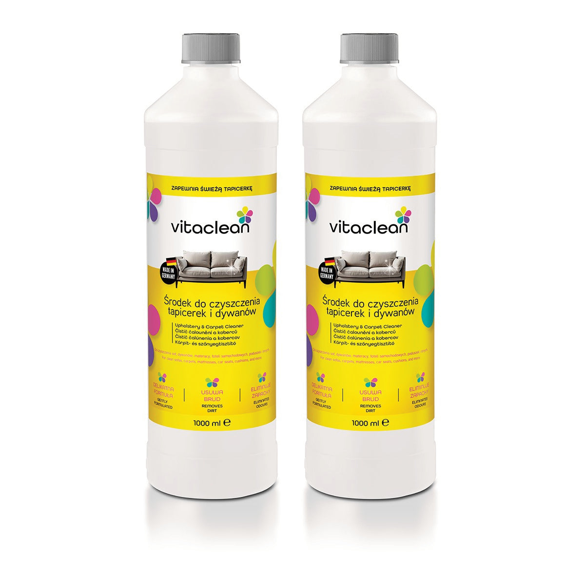 Vitaclean Środek do Tapicerki 2×1000 ml — 2 butelki