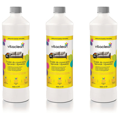 Vitaclean Środek do Tapicerki 3×1000 ml — 3 butelki
