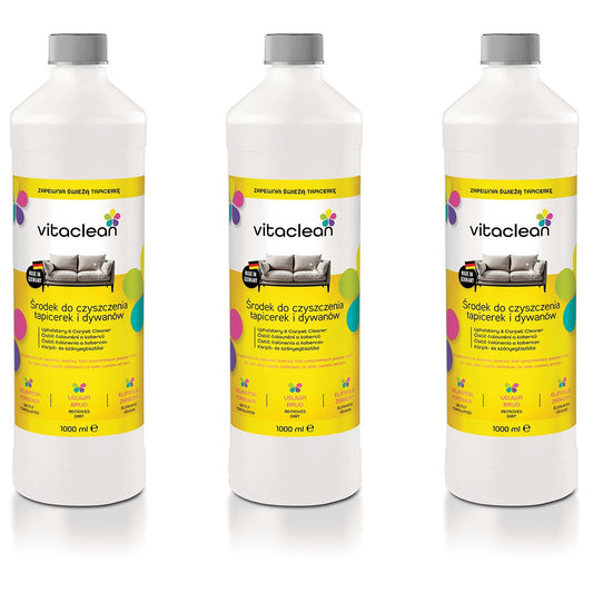 Vitaclean Środek do Tapicerki 3×1000 ml — 3 butelki