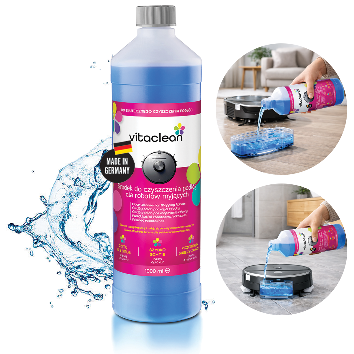 Koncentrat do robotów mopujących VITACLEAN 1000ml