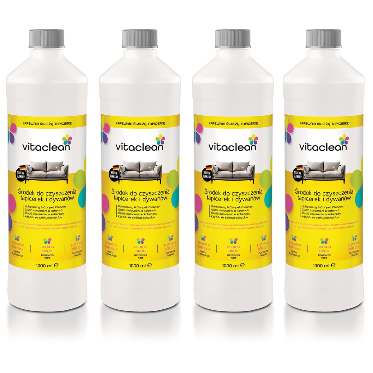 Vitaclean Środek do Tapicerki 4×1000 ml — 4 butelki