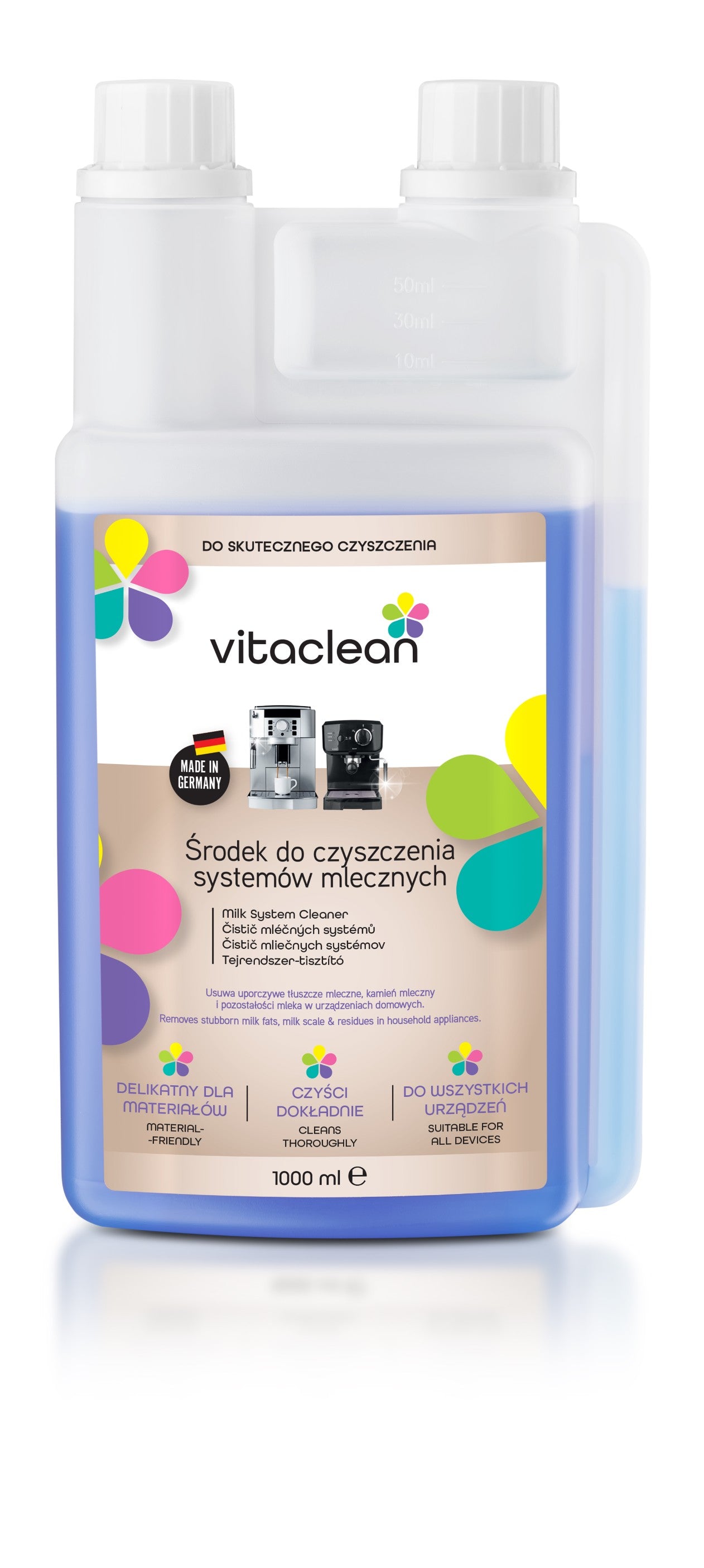 Vitaclean Płyn do Systemu Mleka 3×1000 ml — zdjęcie 4