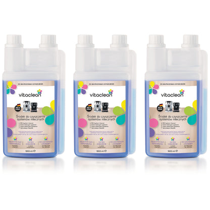Vitaclean Płyn do Systemu Mleka 3×1000 ml — 3 butelki