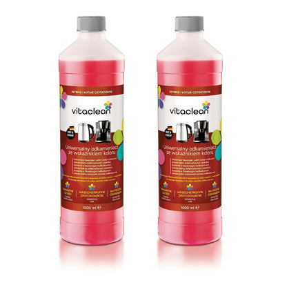 Vitaclean Odkamieniacz do Ekspresów zestaw 2×1000 ml — 2 butelki