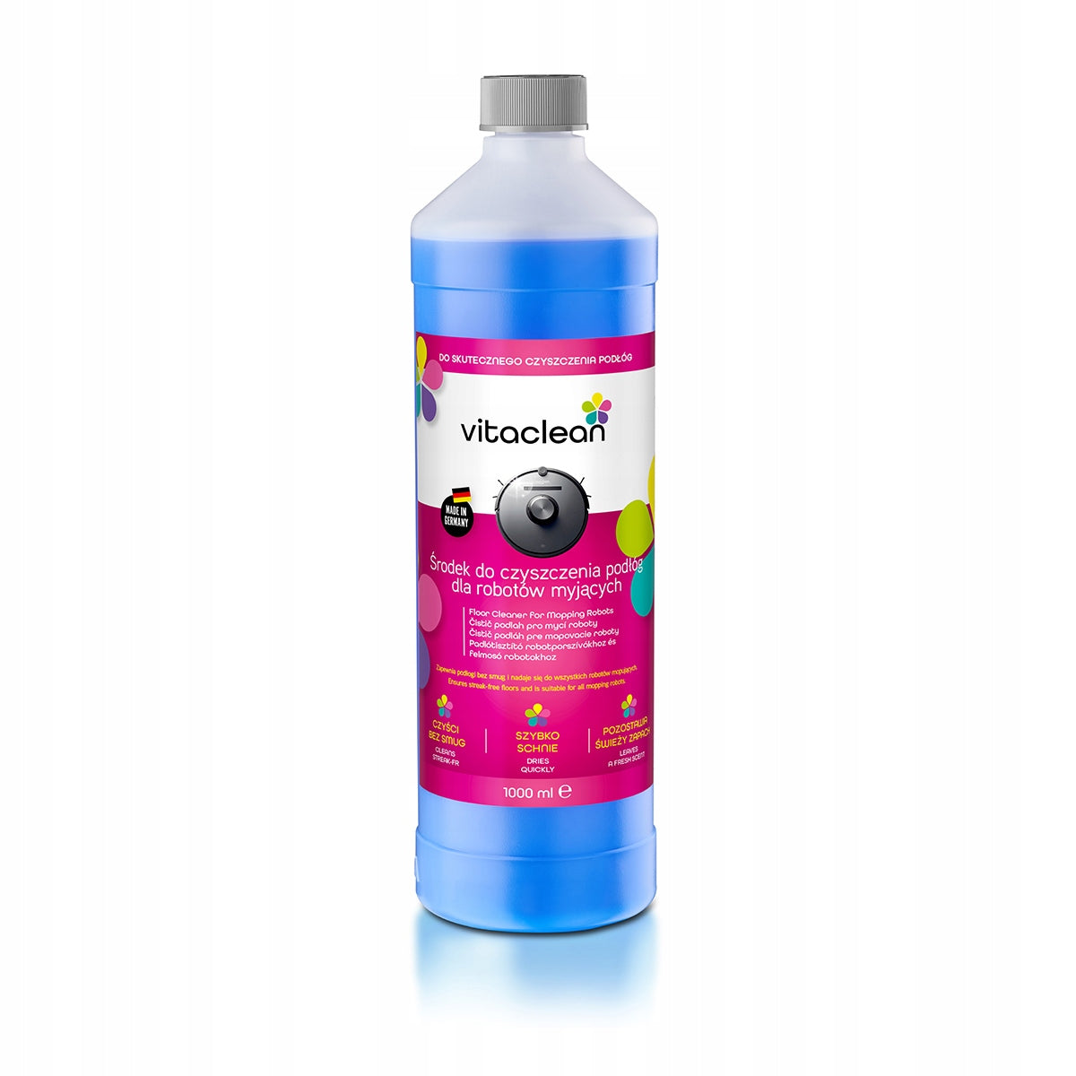 Vitaclean Koncentrat do Robotów Mopujących zestaw 4×1000 ml — zdjęcie 3